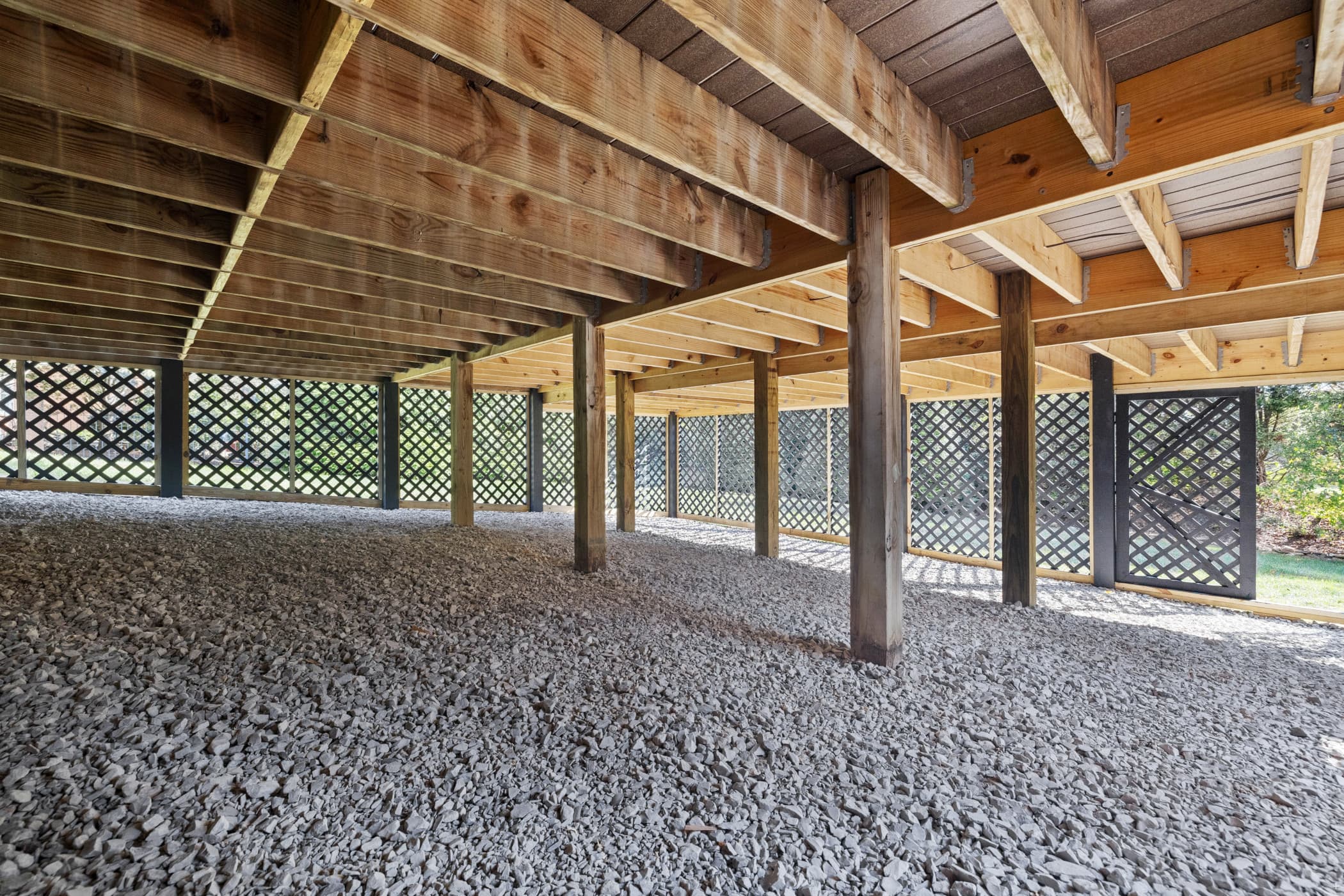 Amberset deck underside structure